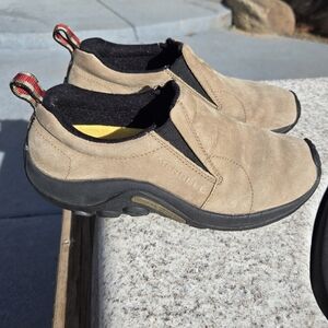 Merrell Junggle Moc Sz 7 Mens Classic Slip On Ortholite Comfort Insoles